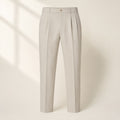 Dunes Pleated Trouser - Stone