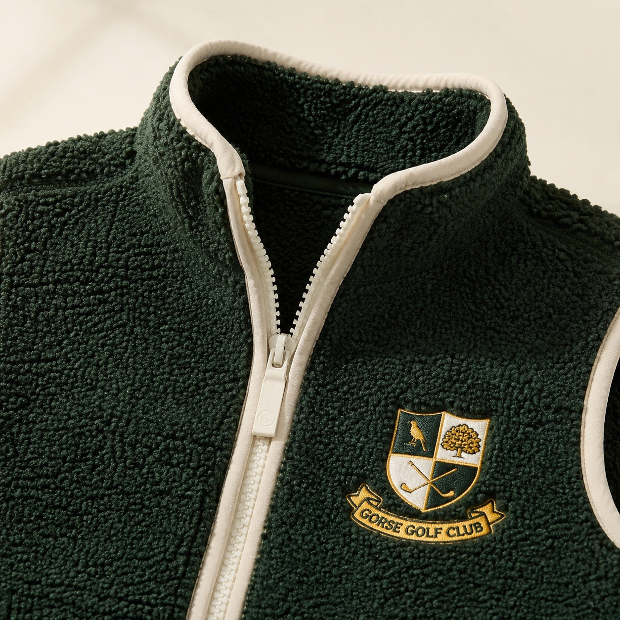 Roughside Fleece Gilet - Peat